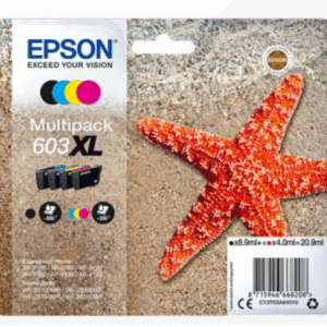 Epson 603XL Starfish High Capacity Ink B/C/M/Y Multipack
