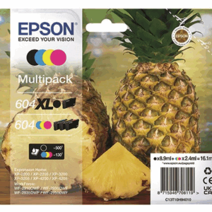 Epson 604 Pineapple Ink  Multipack with XL Black