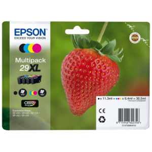 Epson 29XL Strawberry Ink High Capacity B/C/M/Y Multipack
