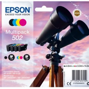 Epson 502 Binoculars Ink B/C/M/Y Multipack
