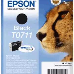 Epson T0711 Cheetah Ink Black