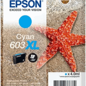 Epson 603XL Starfish Ink Cyan High Capacity