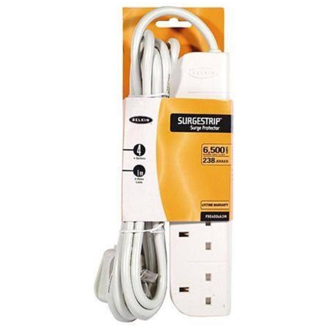 Belkin Surgestrip 4-Socket Surge Protector - Sevenoaks Computers