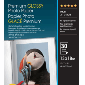Epson Premium Glossy Photo Paper 30 Sheets 13x18cm (5x7")